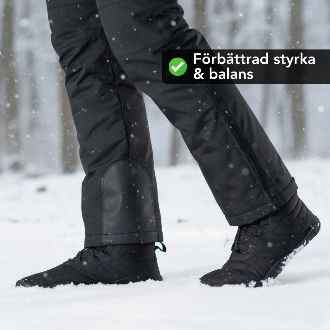 Barfotaskor - halksäkra & vattentäta för vinter