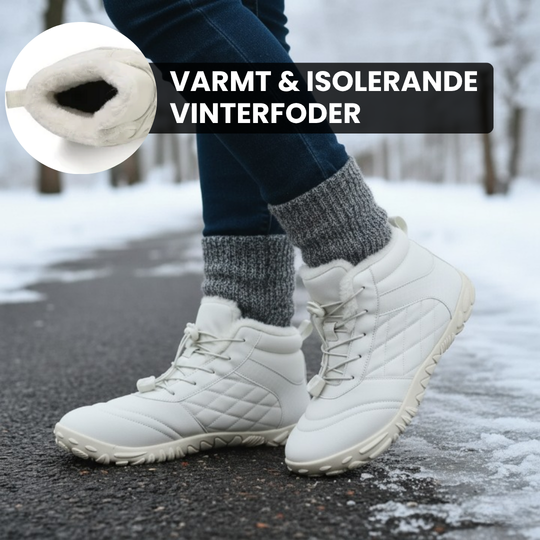 NordicStep Pro - Värmande & stödjande barfotaskor för vinterbruk